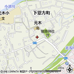 東京都八王子市下恩方町610周辺の地図