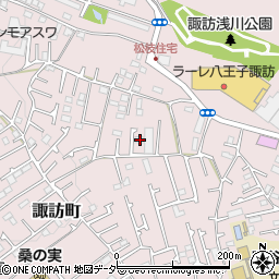 東京都八王子市諏訪町396周辺の地図