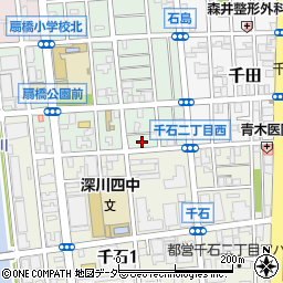 東京都江東区石島7周辺の地図
