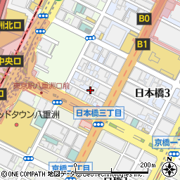 完全個室 炭火串焼と海鮮浜焼 伊勢吉 八重洲店周辺の地図