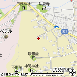 東京都八王子市弐分方町16周辺の地図