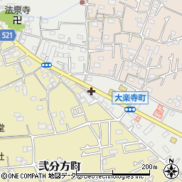 東京都八王子市大楽寺町123周辺の地図