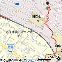 東京都国立市谷保4388周辺の地図