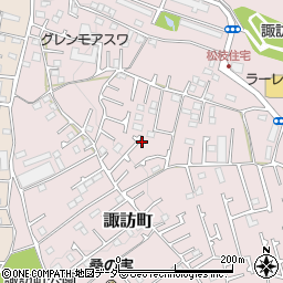 東京都八王子市諏訪町333周辺の地図
