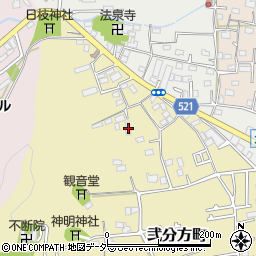 東京都八王子市弐分方町19周辺の地図