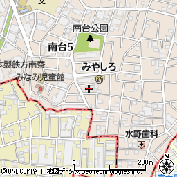 都営南台四丁目アパート２号棟周辺の地図