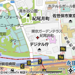 東京都千代田区紀尾井町1-9周辺の地図