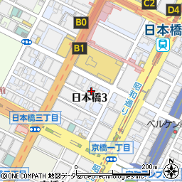 デンタルオフィス日本橋周辺の地図