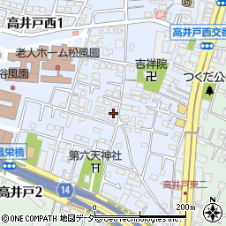 東京都杉並区高井戸西1丁目10-34周辺の地図