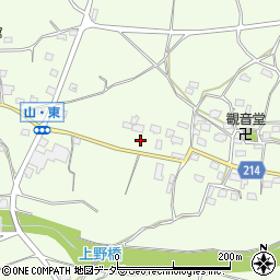 山梨県甲州市勝沼町山1446-3周辺の地図