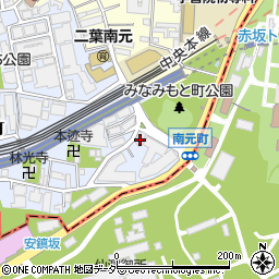 東京都新宿区南元町26-1周辺の地図