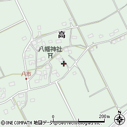 千葉県匝瑳市高686周辺の地図
