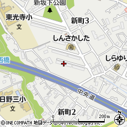 日野新坂下住宅２号棟周辺の地図