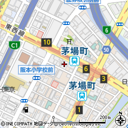 東日本銀行月島支店周辺の地図