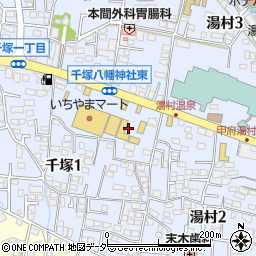 豆恋 湯村ウェルサイト山の手店周辺の地図