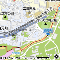 東京都新宿区南元町9周辺の地図