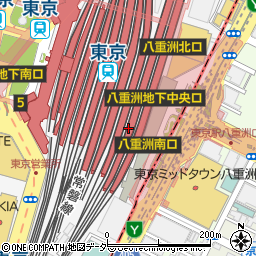 黒かつ亭 東京駅店周辺の地図