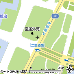 皇居外苑（皇居前広場）周辺の地図