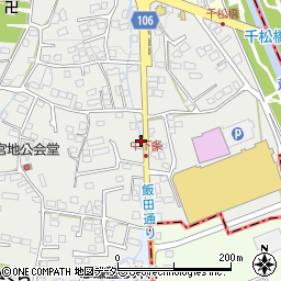 長塚地区商店街周辺の地図