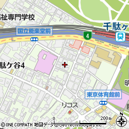 東京都渋谷区千駄ケ谷1丁目27周辺の地図
