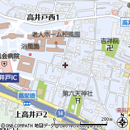 東京都杉並区高井戸西1丁目10-7周辺の地図