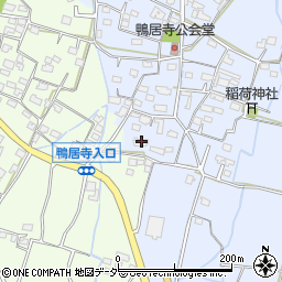 山梨県山梨市鴨居寺407周辺の地図