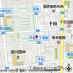 東京都江東区石島10周辺の地図