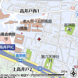 東京都杉並区高井戸西1丁目10-8周辺の地図