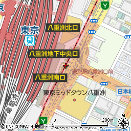 東京駅八重洲パーキング西駐車場（外堀通り入口）周辺の地図