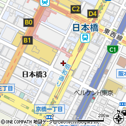 東京都中央区日本橋2丁目11周辺の地図