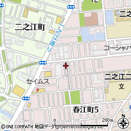 江戸川春江五郵便局 ＡＴＭ周辺の地図