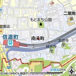 東京都新宿区南元町7周辺の地図