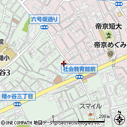 東京都渋谷区幡ケ谷3丁目2周辺の地図