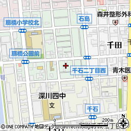 東京都江東区石島8周辺の地図