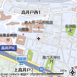 東京都杉並区高井戸西1丁目10-11周辺の地図