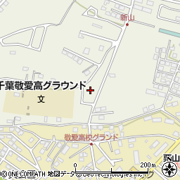 千葉県四街道市内黒田319周辺の地図