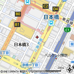 セブンイレブンＡＩＭ太陽生命日本橋ビル店周辺の地図
