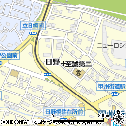東京都日野市日野1221周辺の地図