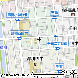 東京都江東区石島周辺の地図