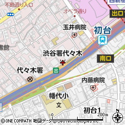 渋谷消防署代々木出張所周辺の地図