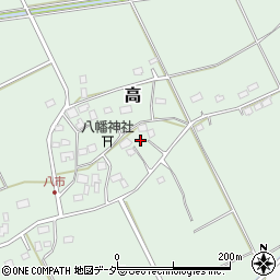 千葉県匝瑳市高688周辺の地図