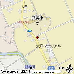匝瑳警察署　共興駐在所周辺の地図