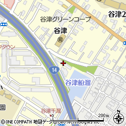 昭和コーポ谷津Ｂ棟周辺の地図
