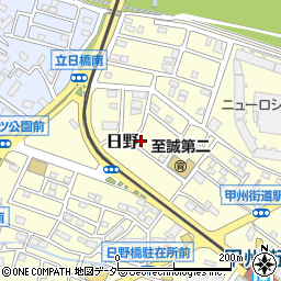 東京都日野市日野1217周辺の地図