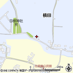 千葉県山武市横田991周辺の地図