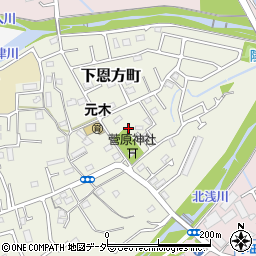 東京都八王子市下恩方町619周辺の地図