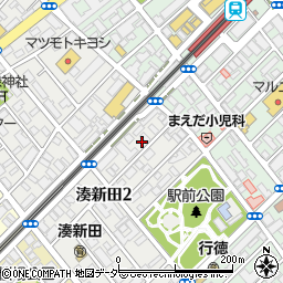 リパーク行徳湊新田２丁目第２駐車場周辺の地図