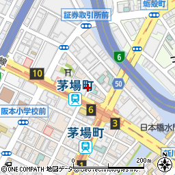 東京都中央区日本橋茅場町1丁目周辺の地図