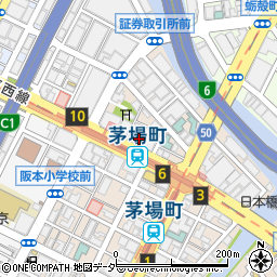 東京証券会館周辺の地図