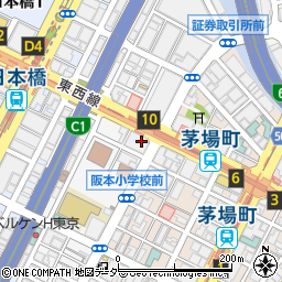 東京都中央区日本橋兜町13周辺の地図